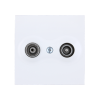 Kryt zásuvky TV + R (AUDIO - VIDEO mono)