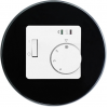 Termostat analógový priestorový RTR-E 8011-50 biely, bez teplotného čidla Rám: SKLO - čierna