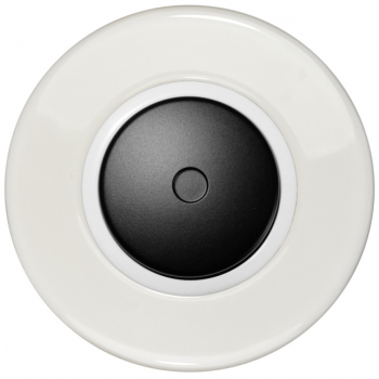 Stmievač otočný LED s funkciou rad.6 KOMPLET Typ ovládača: Ovládač stmievača Farba ovládača: Čierny matný Kryt: Biely Rám: KERAMIKA - biela