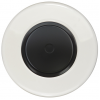 Stmievač otočný LED s funkciou rad.6 KOMPLET Typ ovládača: Ovládač stmievača Farba ovládača: Čierny matný Kryt: Čierny Rám: KERAMIKA - biela