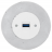 Zásuvka komunikačná USB/nabíjačka KOMPLET Kryt zásuvky biely Rám: BETÓN