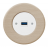 Zásuvka komunikačná USB/nabíjačka KOMPLET Kryt zásuvky biely Rám: DREVO - buk