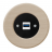 Zásuvka komunikačná USB/nabíjačka KOMPLET Kryt zásuvky čierny Rám: DREVO - buk