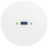 Zásuvka komunikačná USB KOMPLET Rám: SKLO - biela Modul: biely