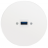 Zásuvka komunikačná USB/nabíjačka KOMPLET Rám: SKLO - biela Modul: biely